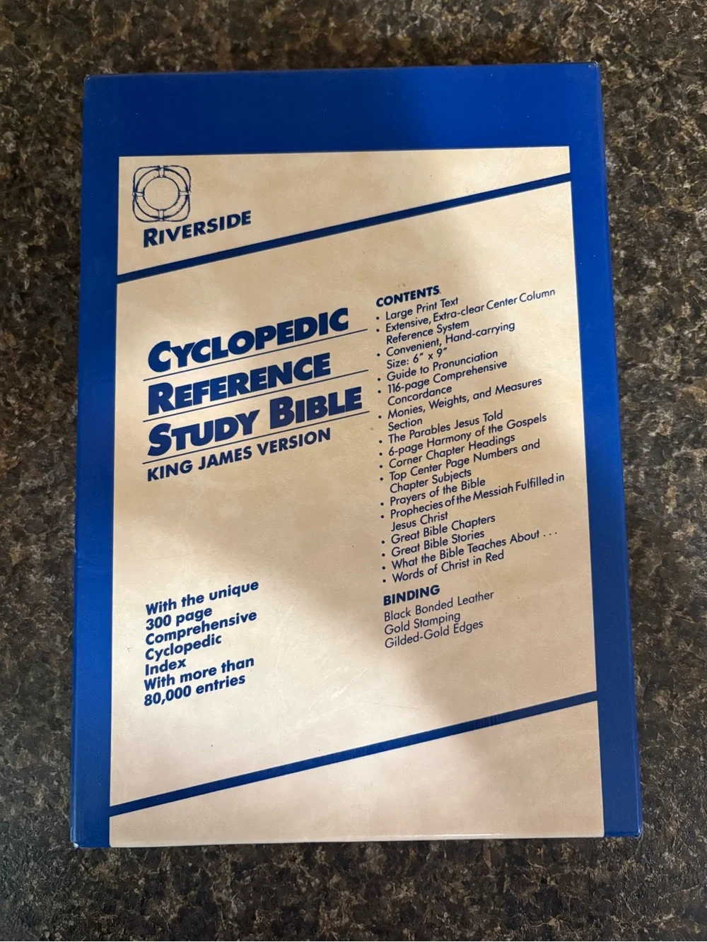 Vintage Riverside Bible.